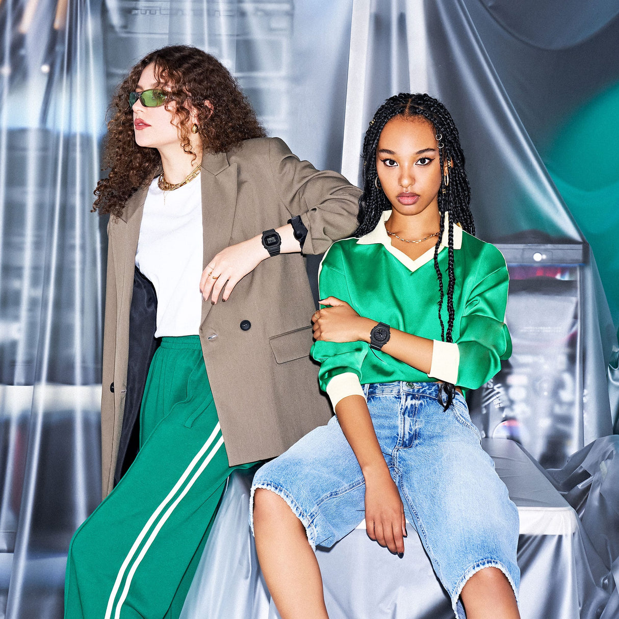 GMD-S5610BB-1 Reloj G-Shock de mujer pulsera de resina