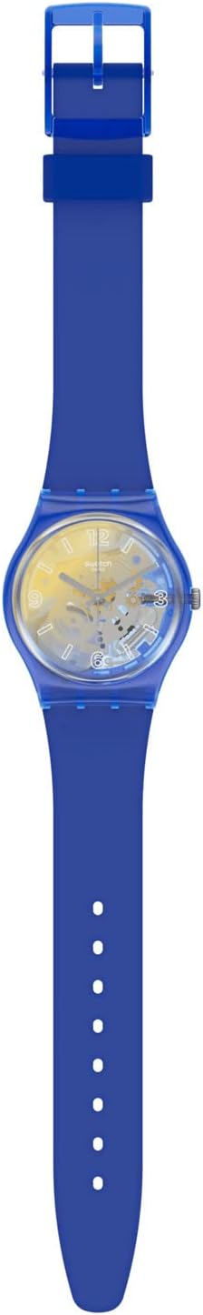 GN278 Reloj Swatch Yellow Disco Fever de dama correa de caucho