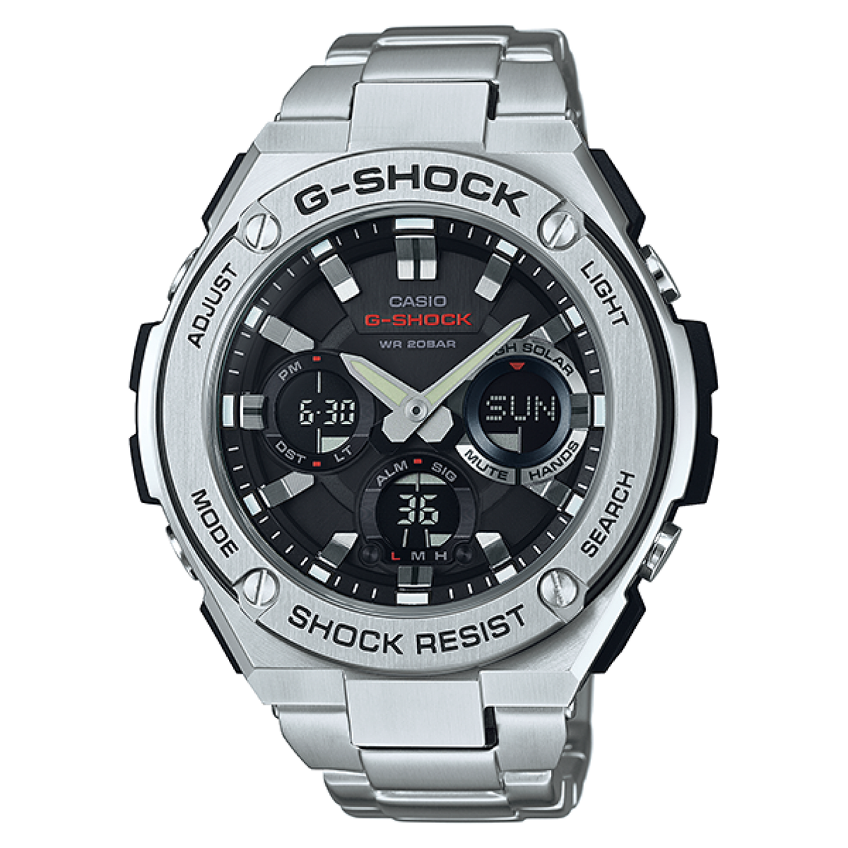 GST-S110D-1A Reloj G-Shock de caballero pulsera de metal