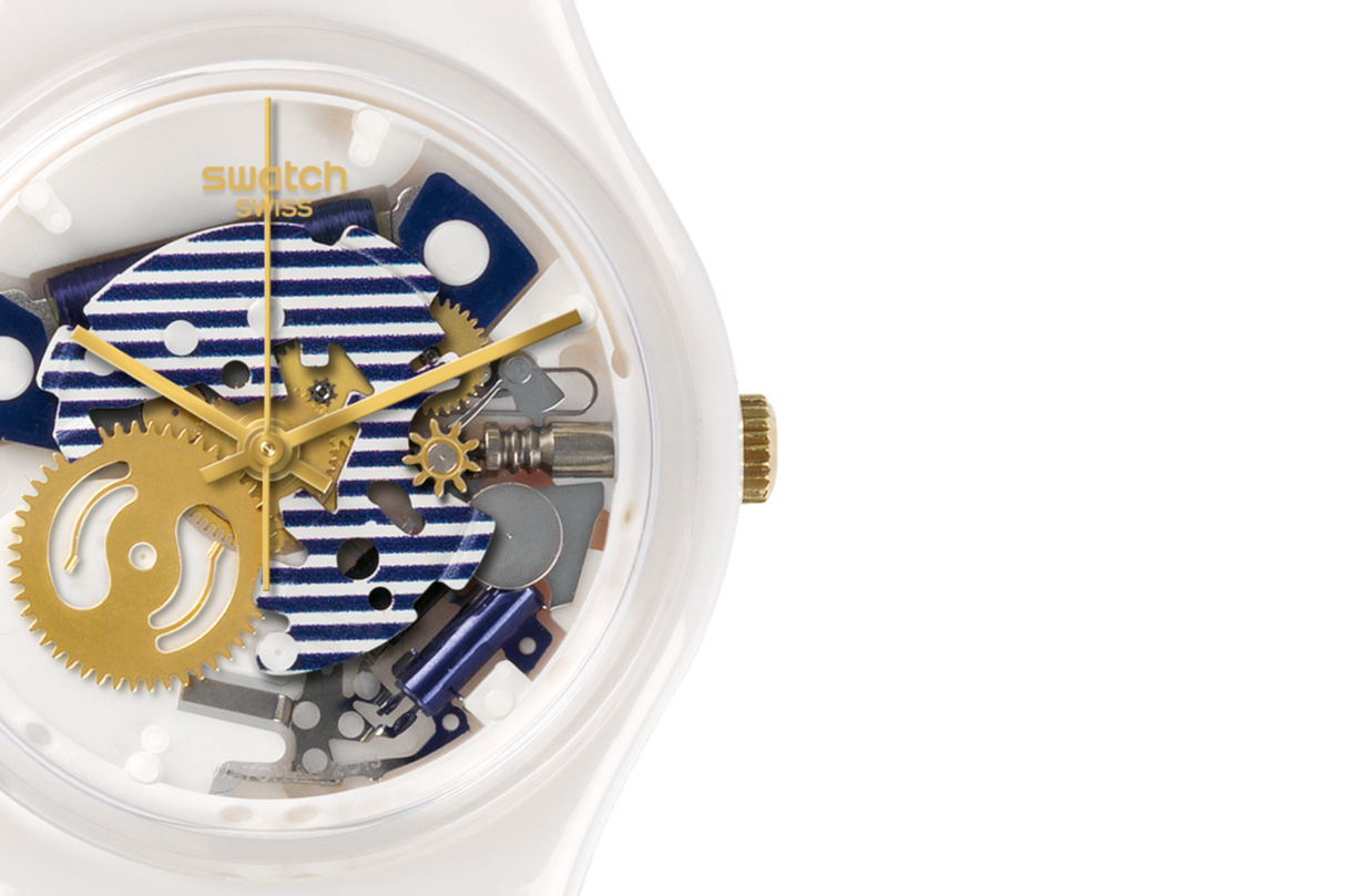 GW169 Swatch Mariniere de dama pulsera de resina