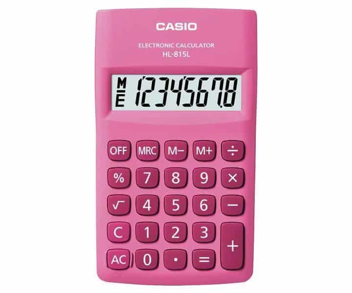 HL-815L-PK Calculadora Casio de Bolsillo