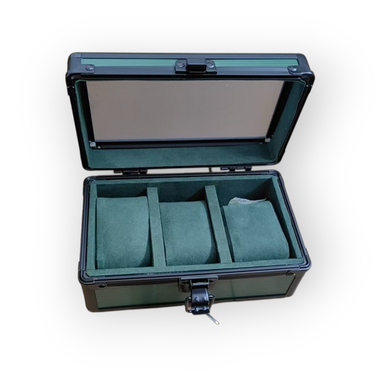 KS-004 Caja de relojes 3 espacios de aluminio