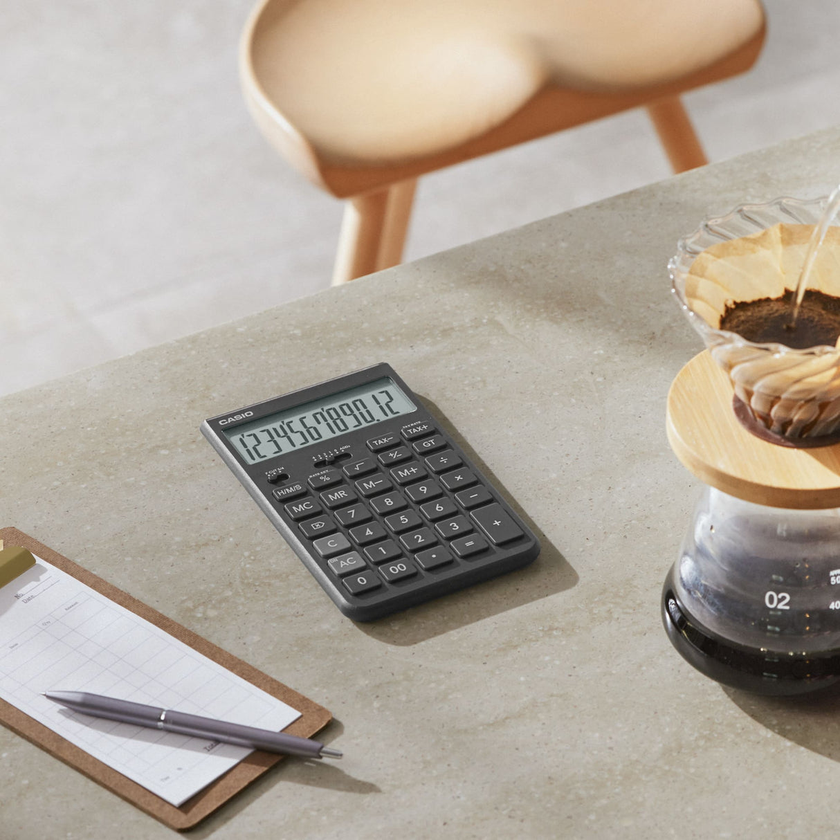 JT-200T-GY Calculadora Casio de escritorio Comfy