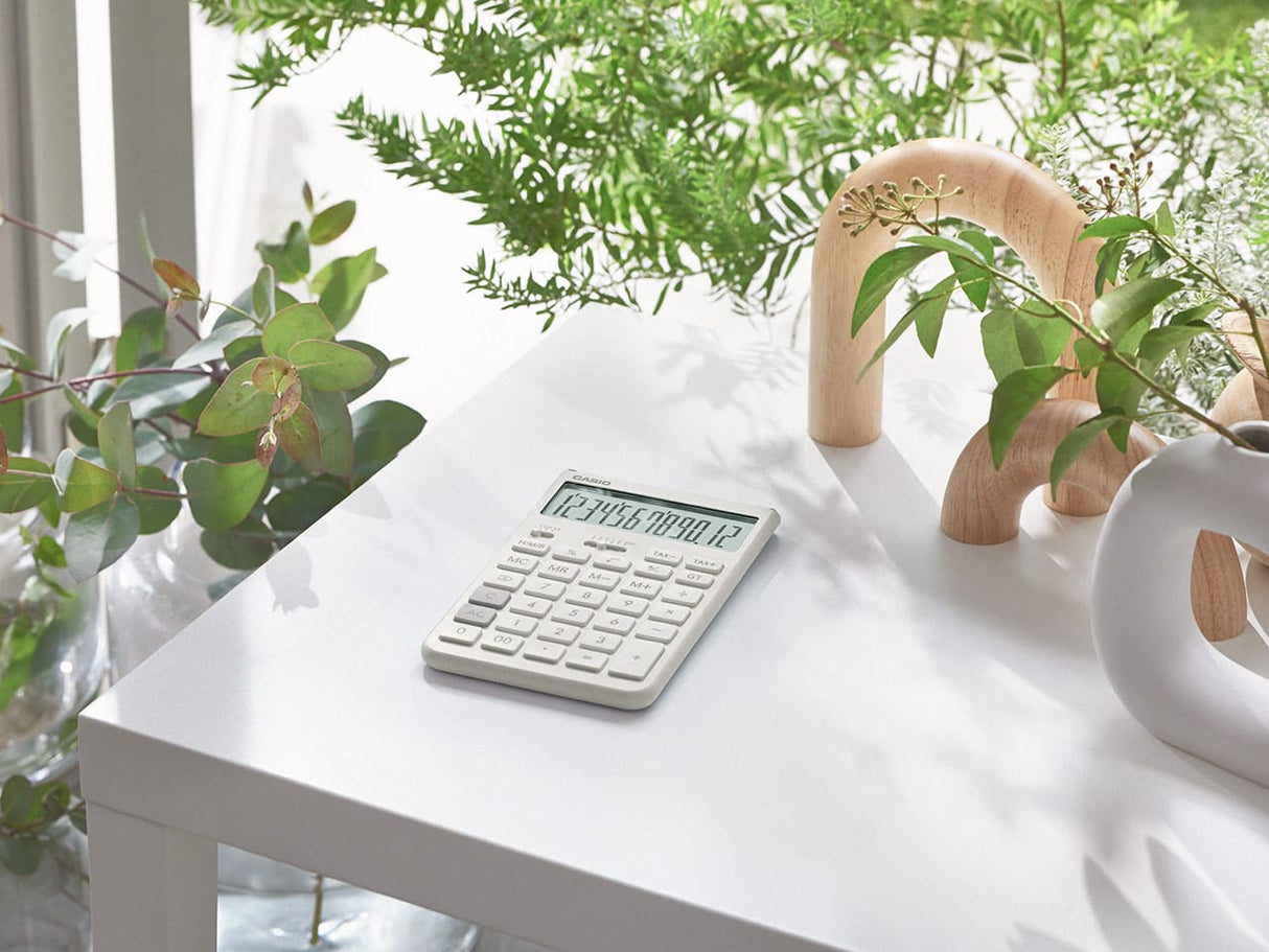 JT-200T-WE Casio Calculadora compacta Comfy 12 dígitos de escritorio