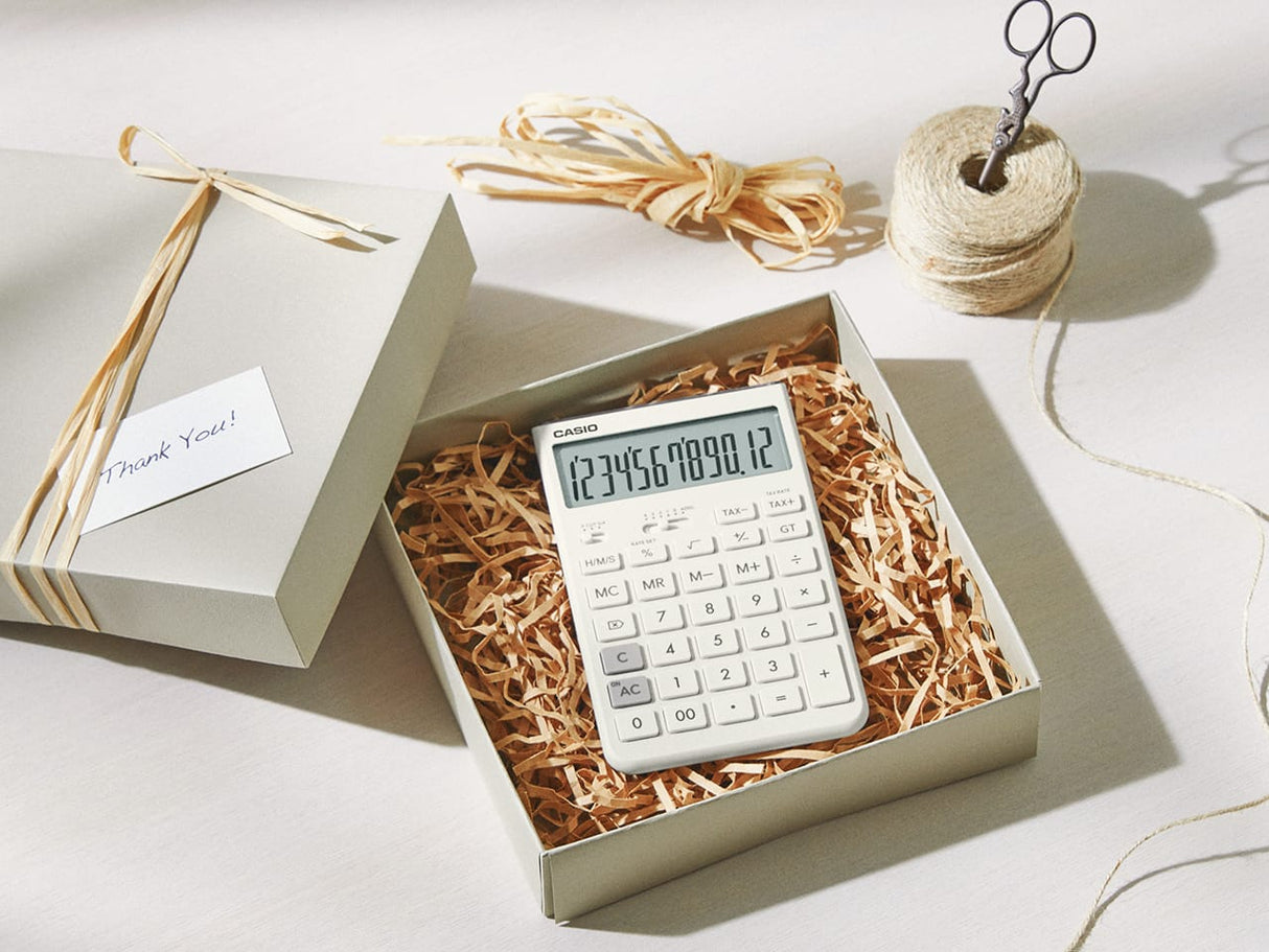 JT-200T-WE Casio Calculadora compacta Comfy 12 dígitos de escritorio