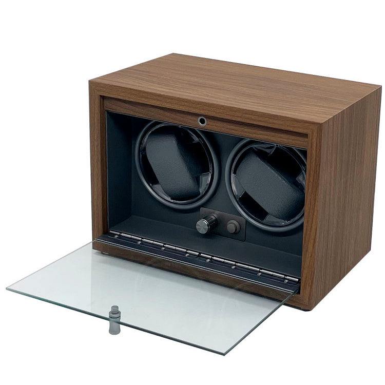 KS-001 Caja de reloj doble giratorio con iluminación