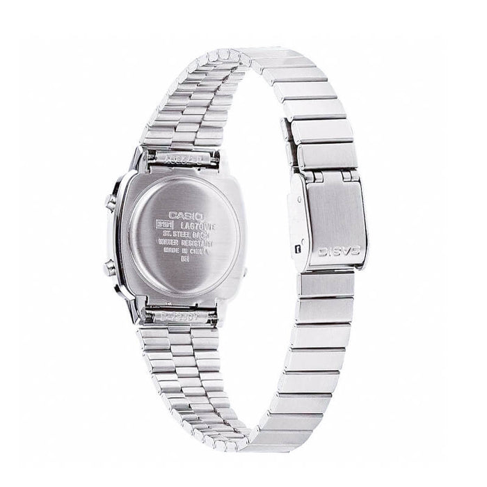 LA-670WA-4 Reloj Casio para Mujer, Vintage Clásico