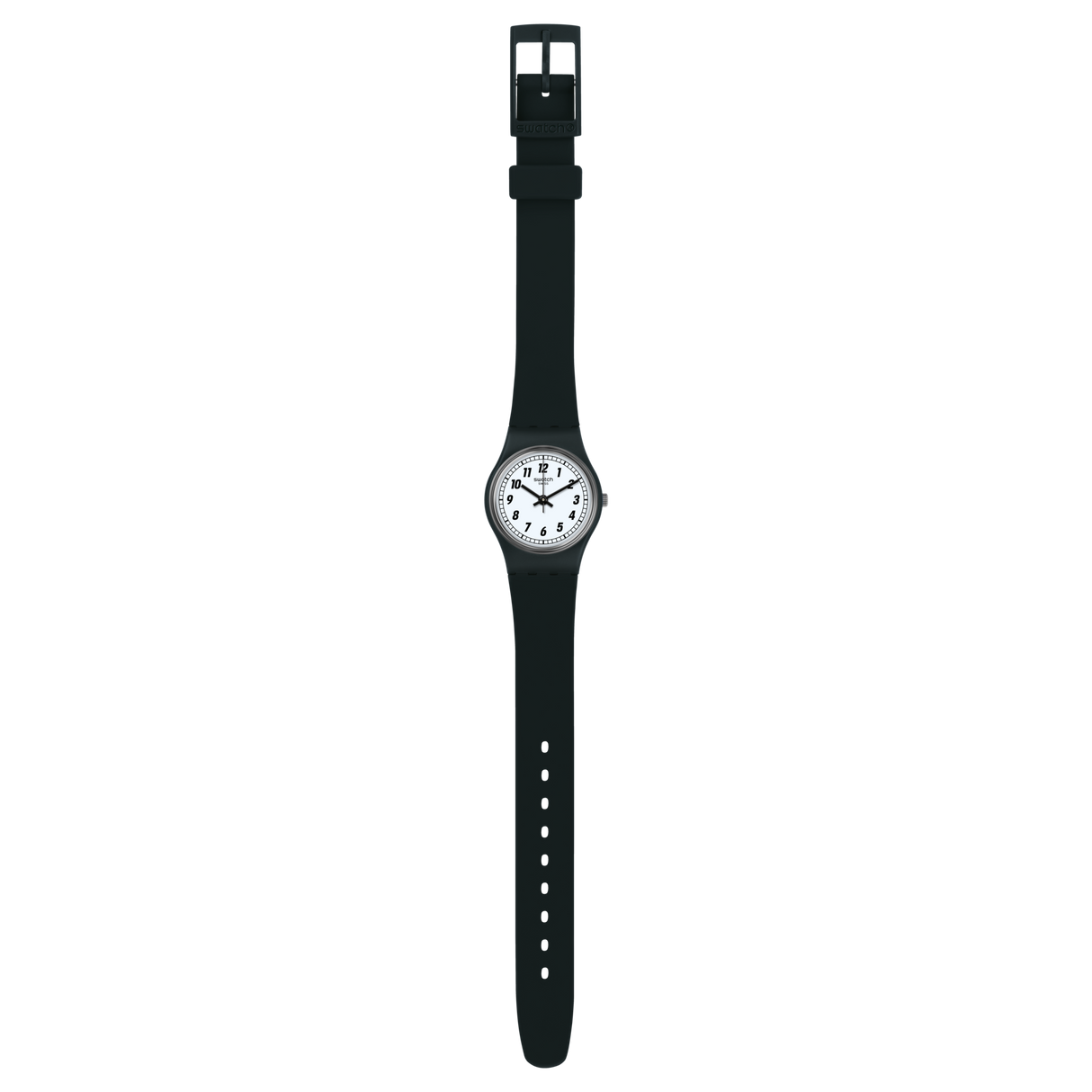 LB184 Swatch Something Black de hombre pulsera de resina