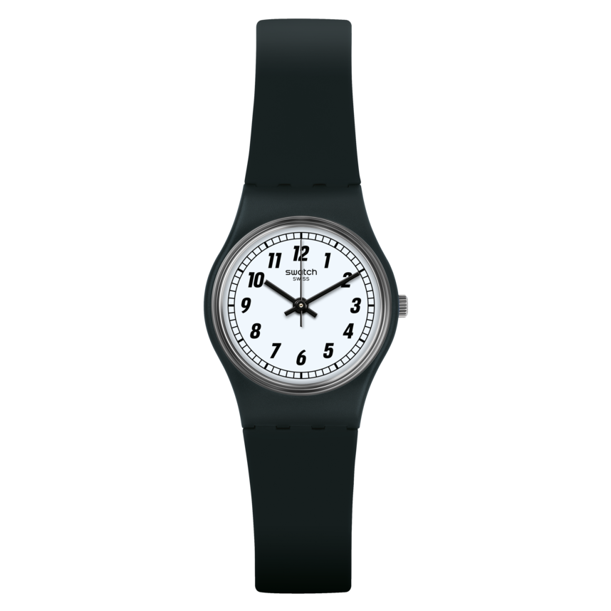LB184 Swatch Something Black de hombre pulsera de resina
