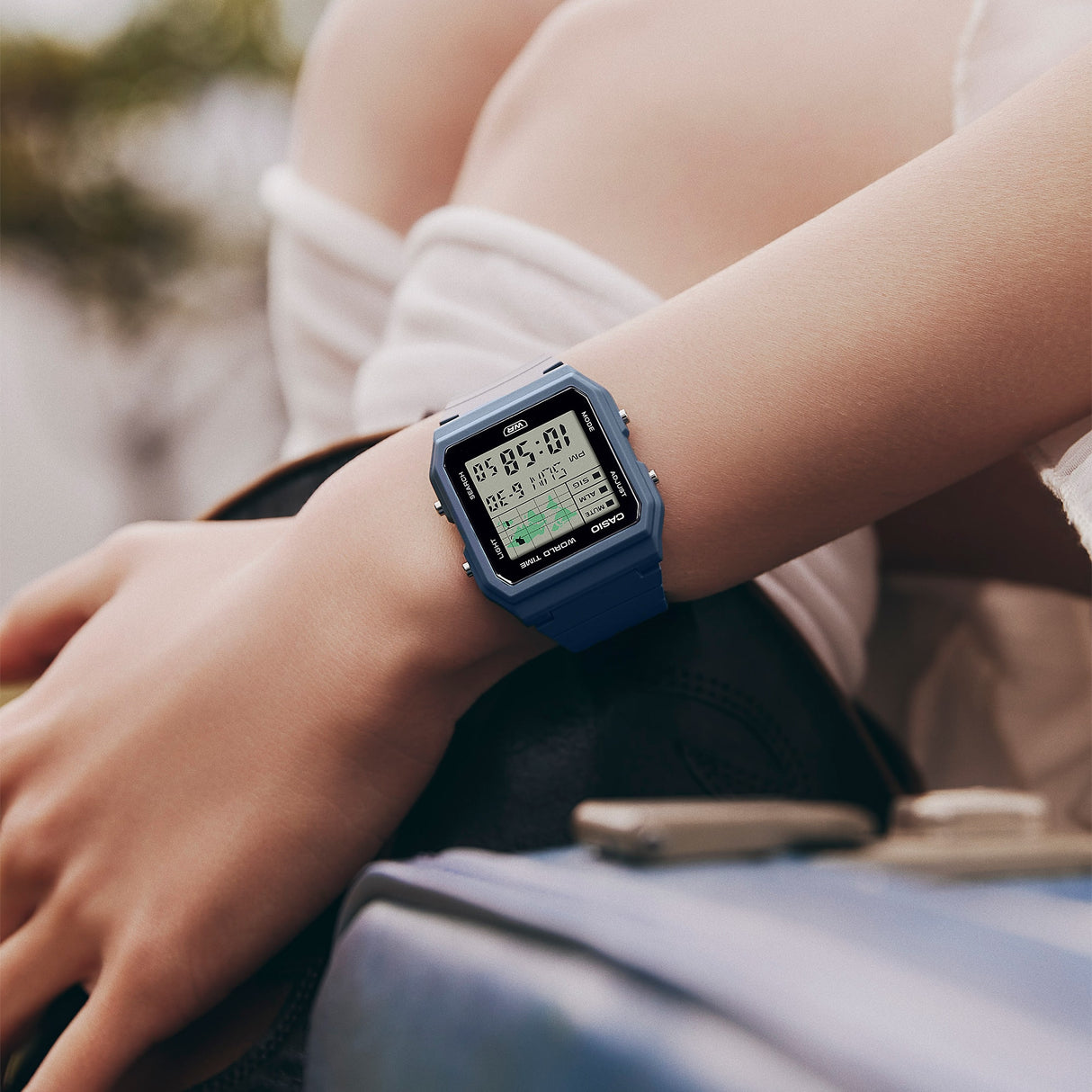 LF-30W-2ACF Reloj Casio Pop unisex correa de caucho