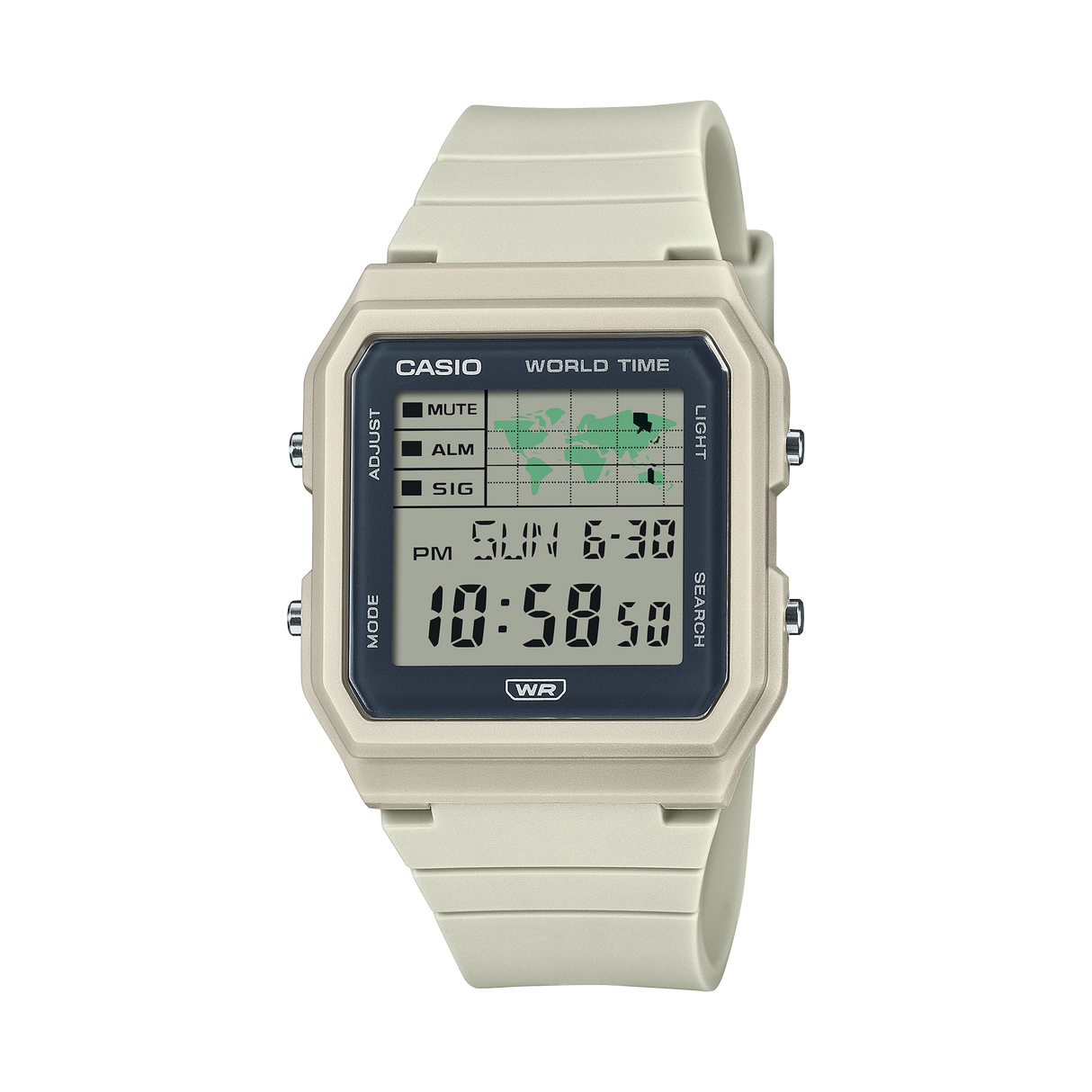 LF-30W-8ACF Reloj Casio Pop unisex banda de silicona
