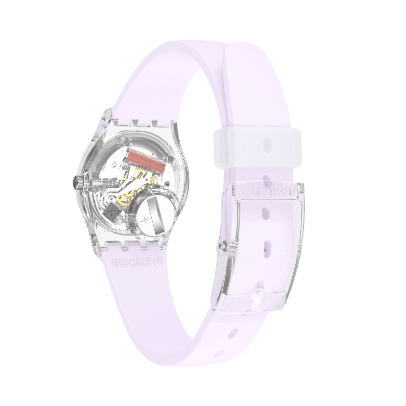 LK390 Swatch Ultraviolet de mujer pulsera de caucho