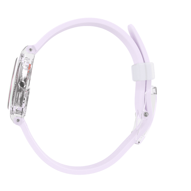 LK390 Swatch Ultraviolet de mujer pulsera de caucho