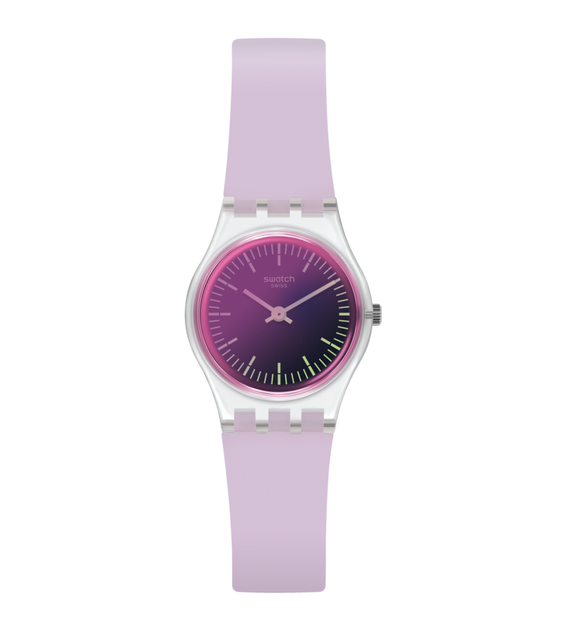 LK390 Swatch Ultraviolet de mujer pulsera de caucho