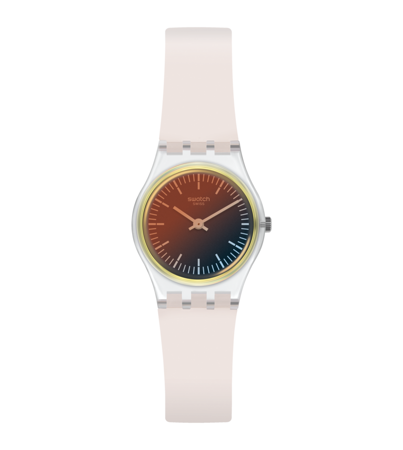LK391 Swatch Ultra Golden de mujer pulsera de resina