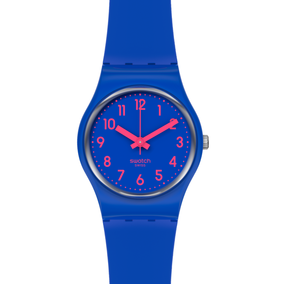 LS115C Reloj Swatch Back To Biko Bloo de señorita banda de resina