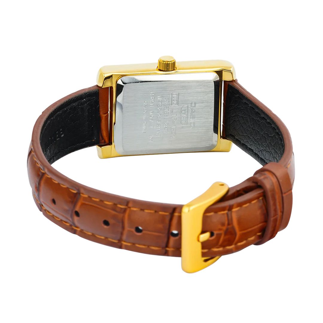 LTP-1234GLL-7A Casio de dama pulsera de piel