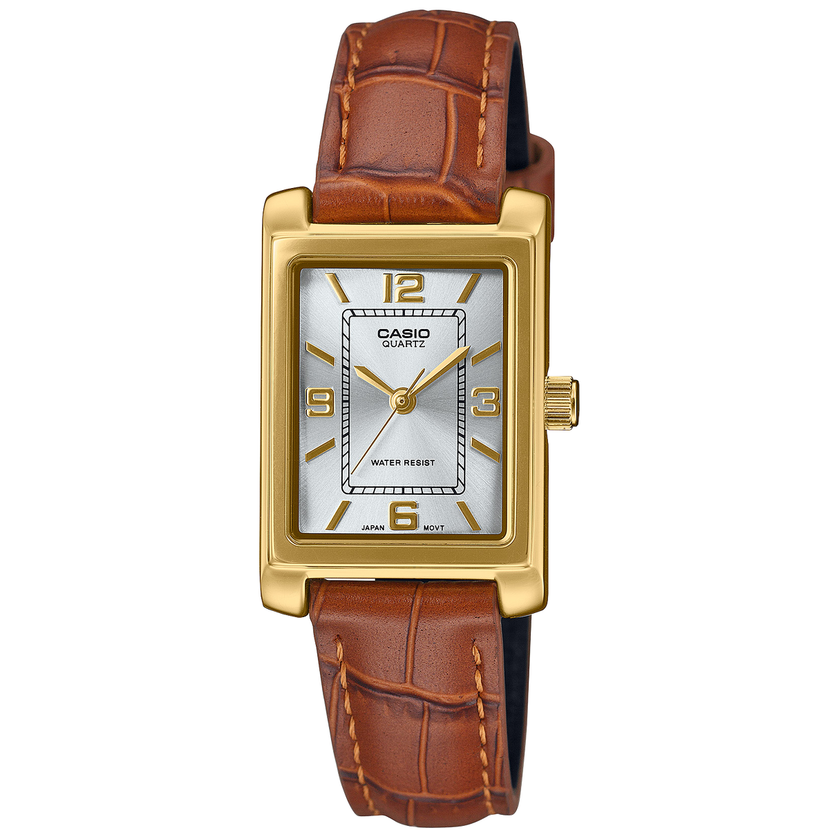 LTP-1234GLL-7A Casio de dama pulsera de piel