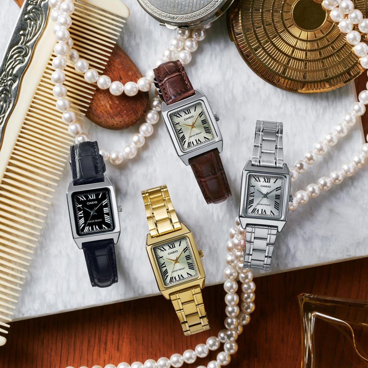 LTP-V007L-1B Reloj Casio para Mujer