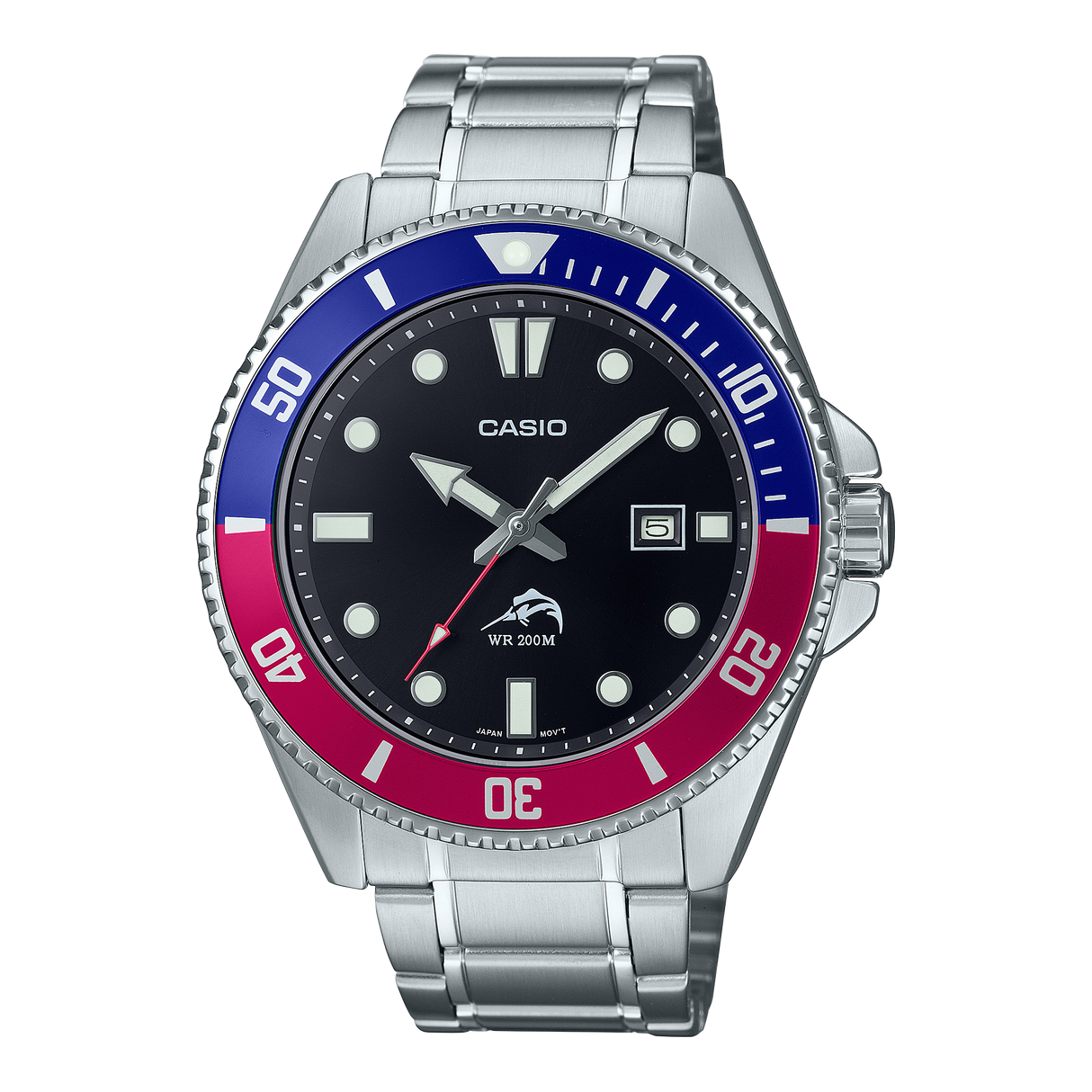 MDV-106DD-1A2CF Reloj Casio Marlin Duro de hombre pulsera de metal