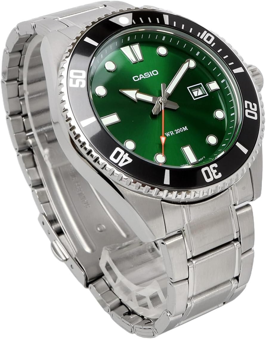 MDV-107D-3A2V Casio para caballero pulsera de metal