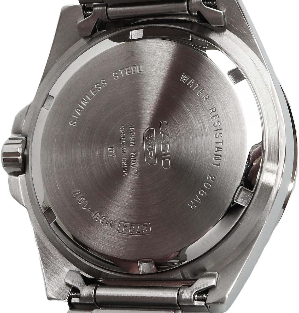 MDV-107D-5AV Casio para caballero pulsera de acero inoxidable