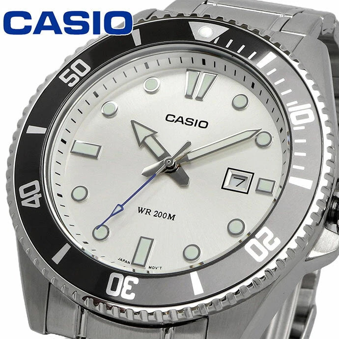 MDV-107D-7AV Casio Reloj de caballero pulsera de acero inoxidable