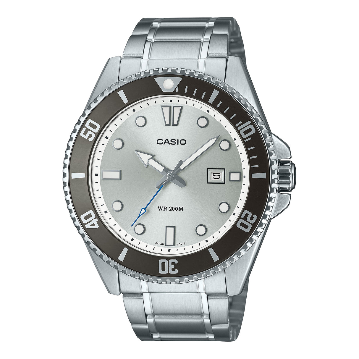 MDV-107D-7AV Casio Reloj de caballero pulsera de acero inoxidable