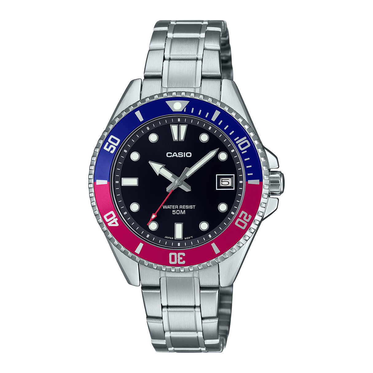 MDV-10D-1A3V Reloj Casio de hombre pulsera de metal 42 mm