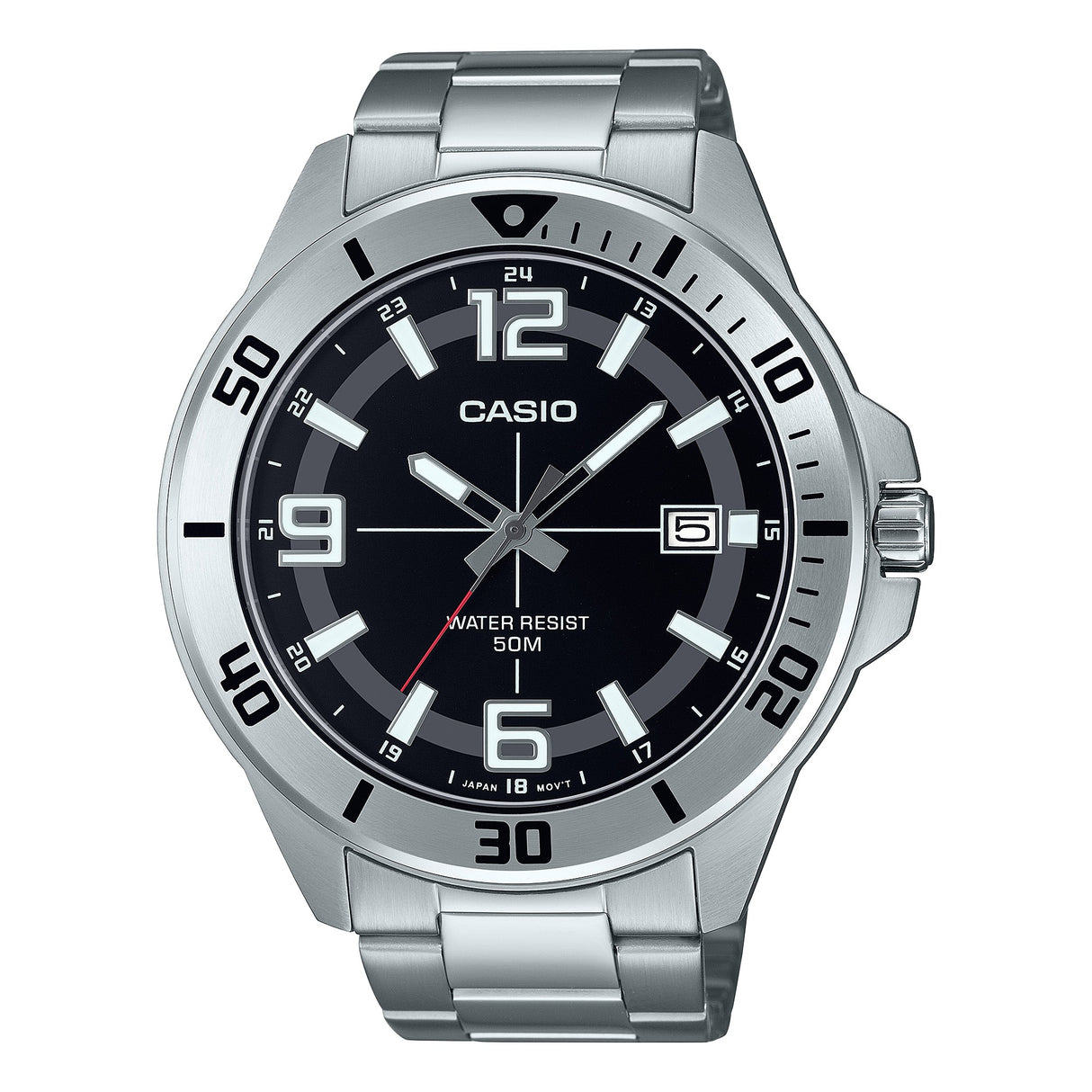 MTC-100D-1BV Casio reloj para caballero pulsera de metal