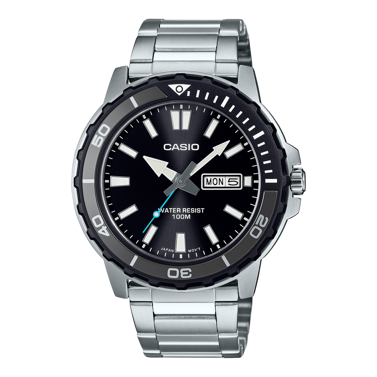 MTD-125D-1A3V Casio de hombre correa de metal