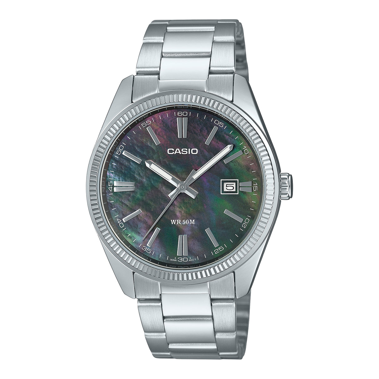 MTP-1302DS-1AV Reloj Casio de hombre pulsera de metal 44 mm