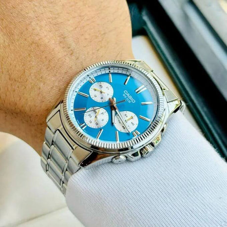 MTP-1375D-2A2V Casio reloj de hombre pulsera de metal