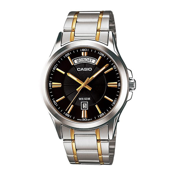 MTP-1381G-1AV Casio de hombre correa de metal