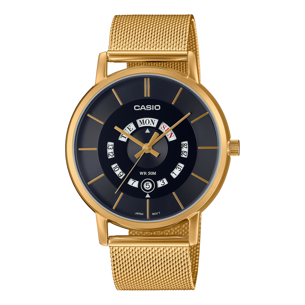MTP-B135MG-1AV Casio de hombre pulsera mesh