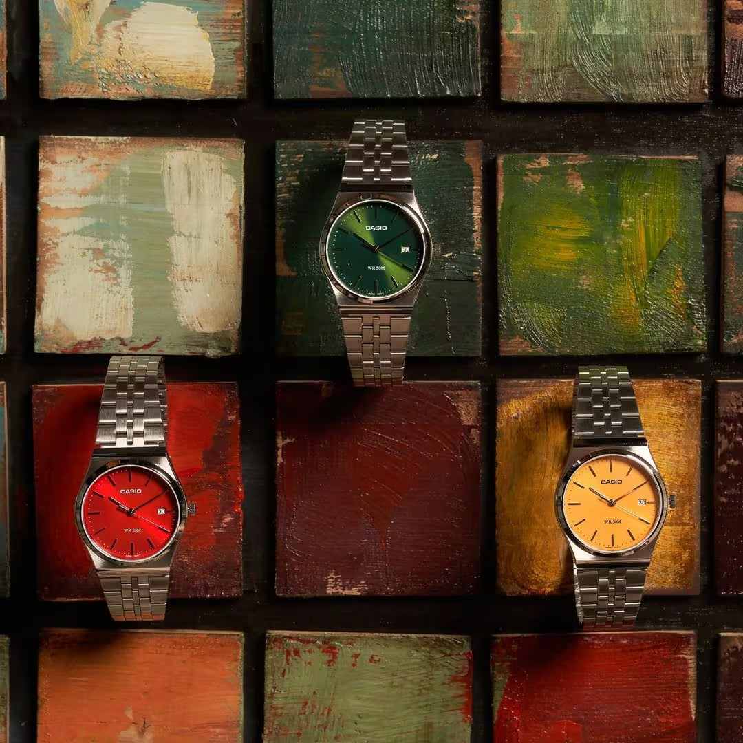 MTP-B145D-3AV Casio reloj de caballero pulsera de metal