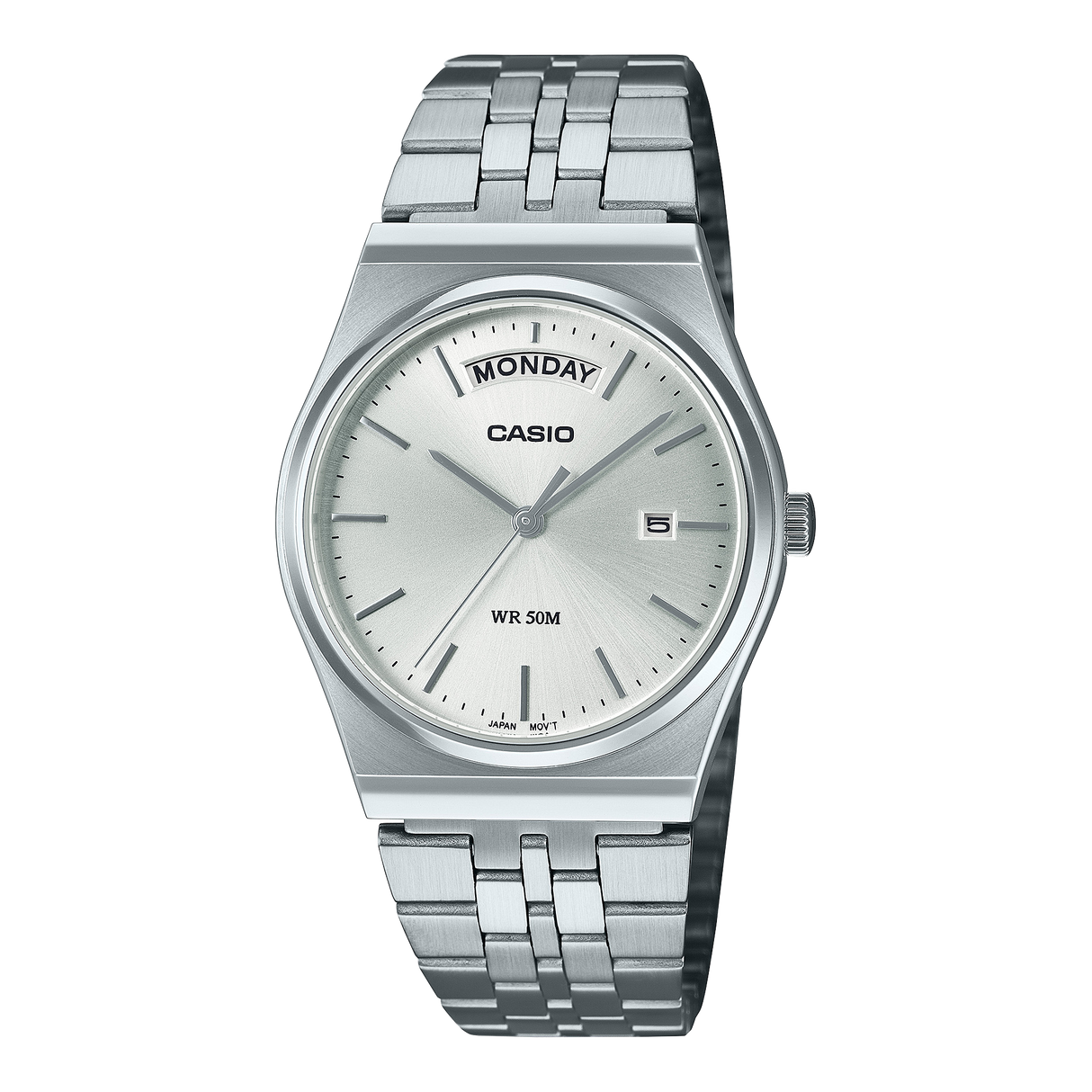 MTP-B146D-7AV Casio Reloj para caballero pulsera de acero inoxidable