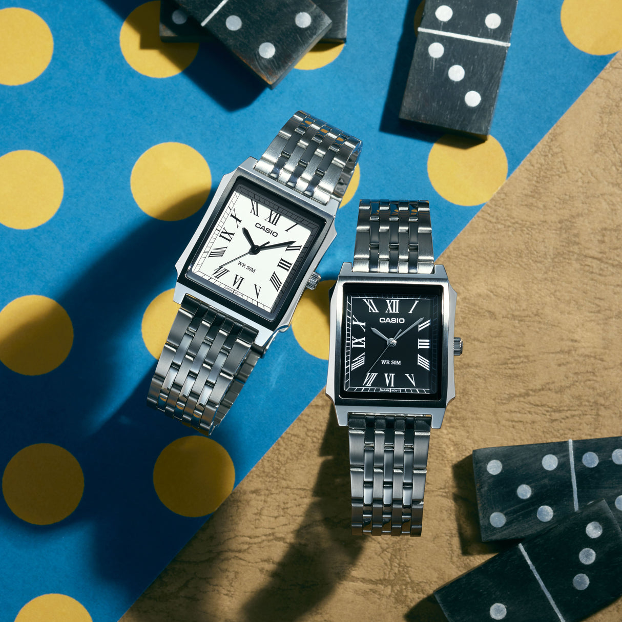 MTP-B190D-7BV Reloj Casio de hombre pulsera de metal 41 mm