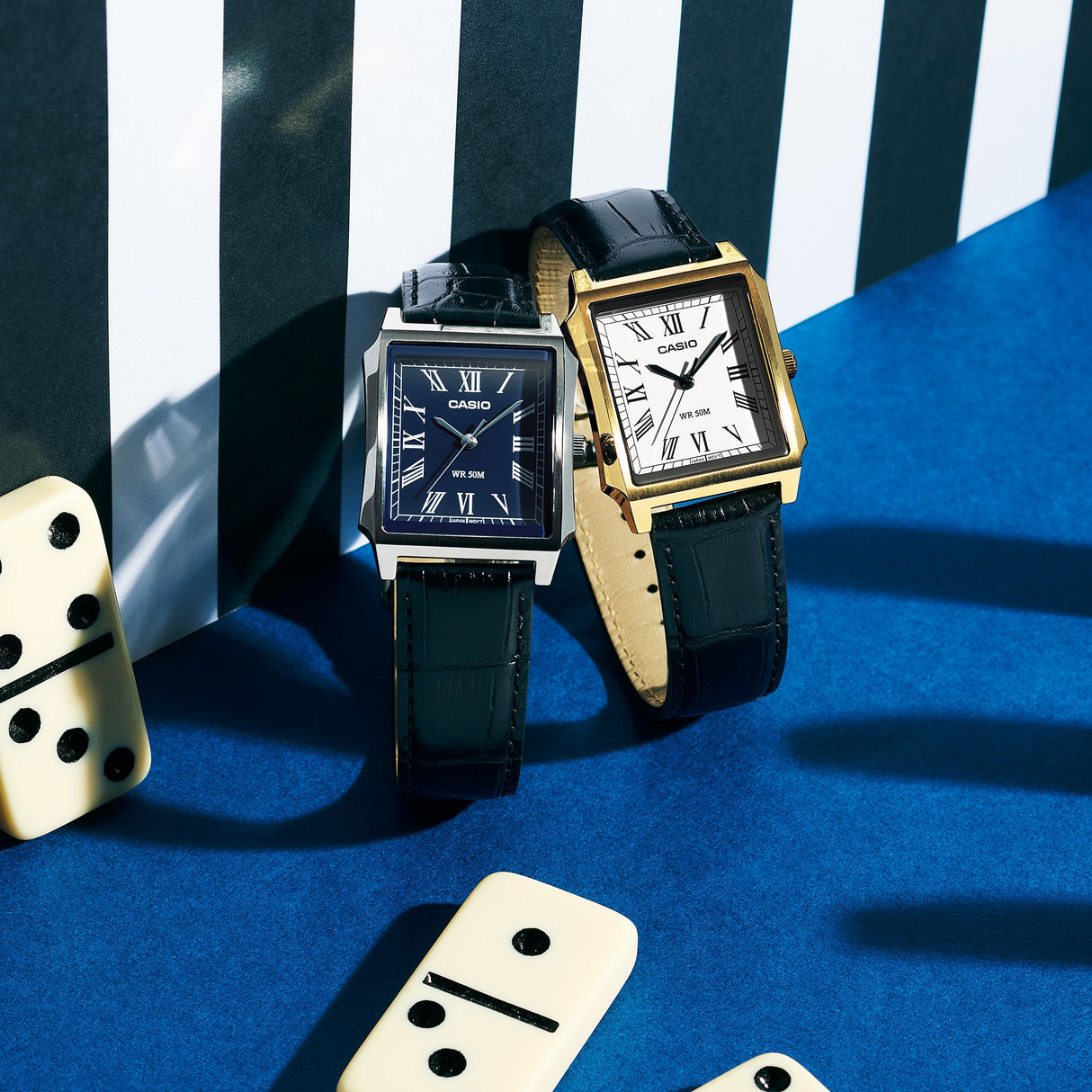 MTP-B190L-2BV Reloj Casio de hombre pulsera de piel