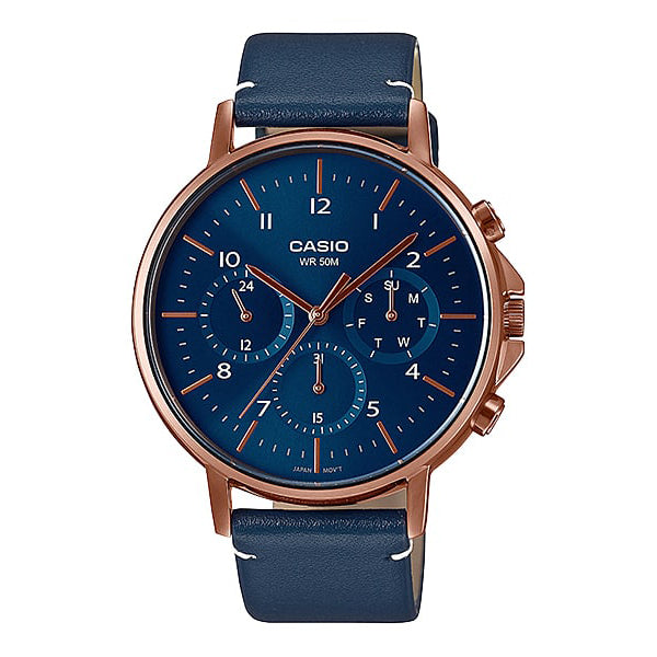 MTP-E321RL-2AV Casio de hombre pulsera de piel