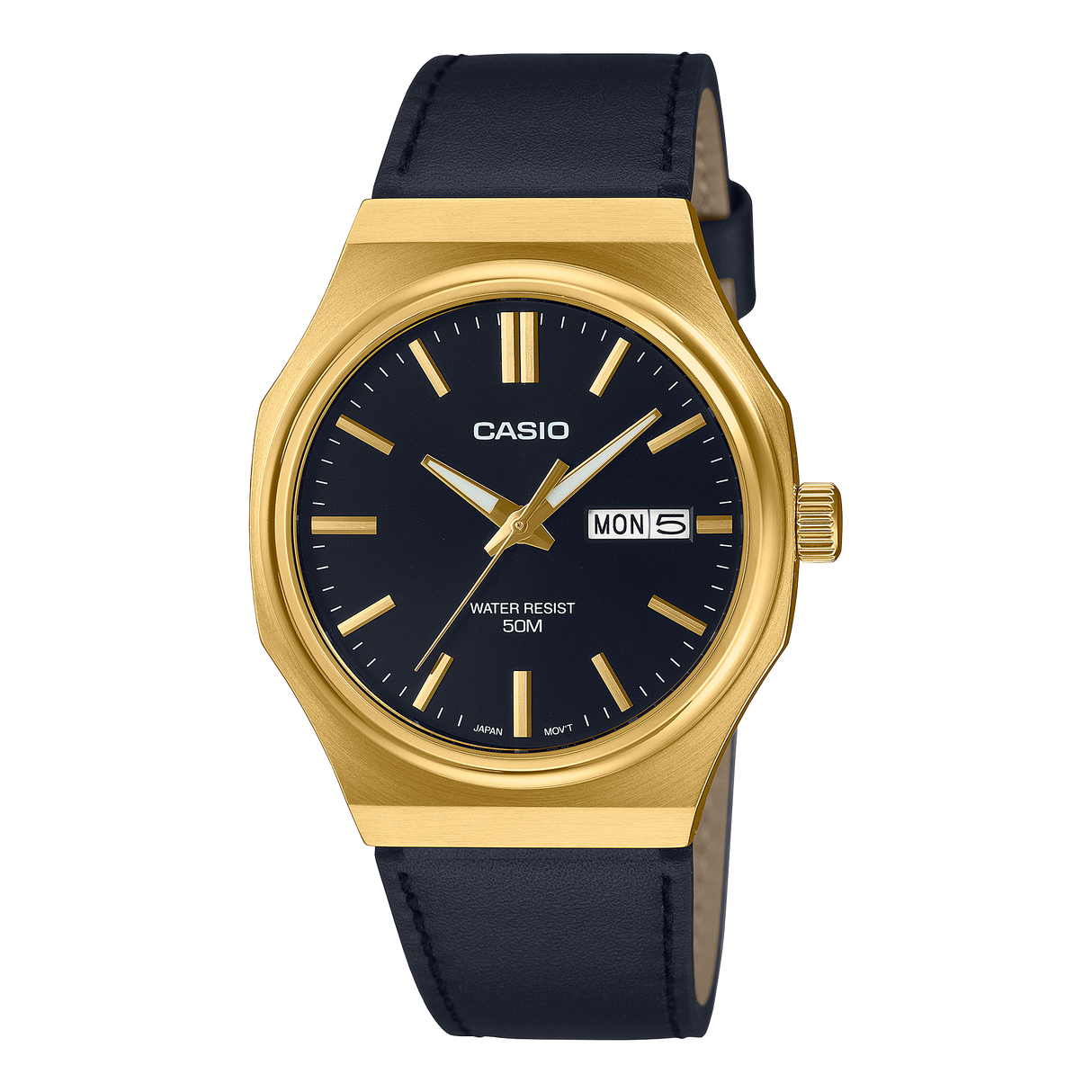 MTP-E735GL-1AV Casio de hombre pulsera de piel