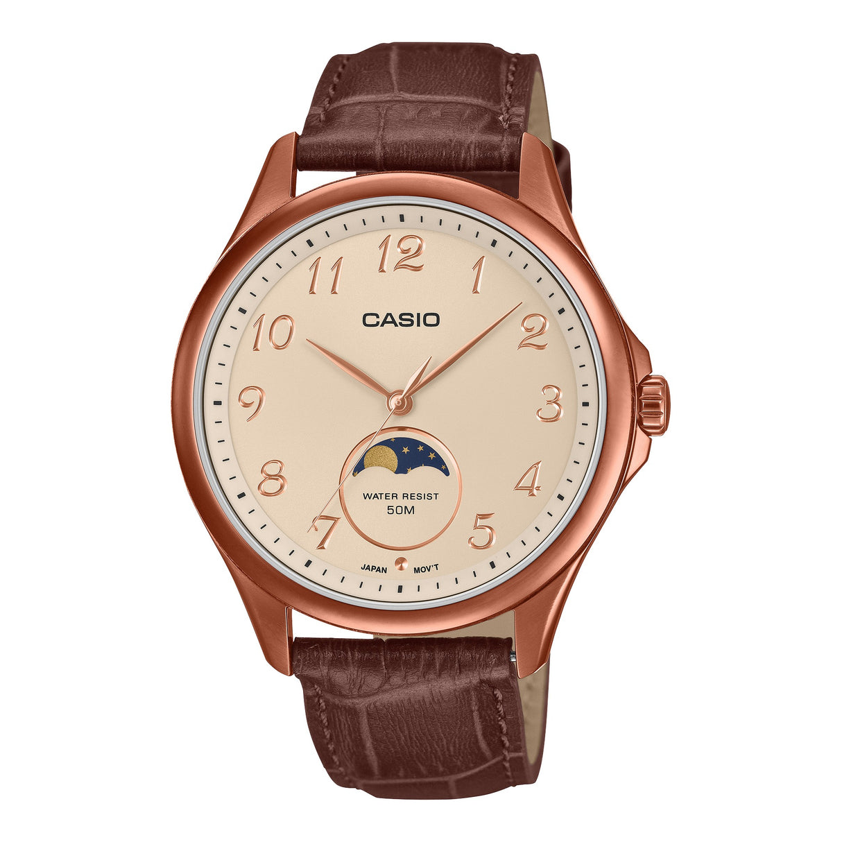 MTP-M110RL-5AV Reloj Casio de hombre banda de cuero