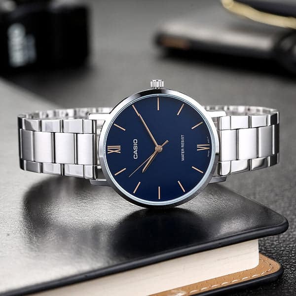 MTP-VT01D-2B Reloj Casio para Caballero