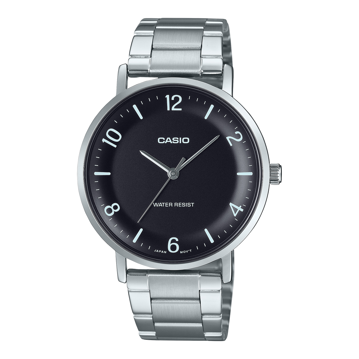 MTP-VT03D-1B Casio reloj para caballero pulsera de metal