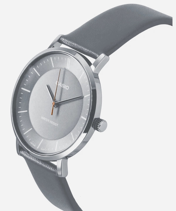 MTP-VT04L-8E Casio de hombre pulsera de piel