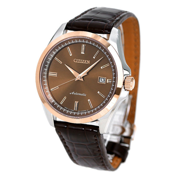 NB1045-16W Citizen Automatic de caballero pulsera de piel genuino