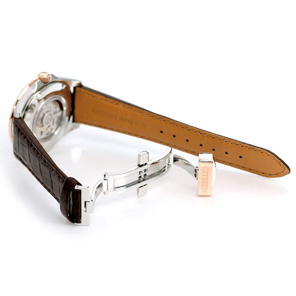 NB1045-16W Citizen Automatic de caballero pulsera de piel genuino