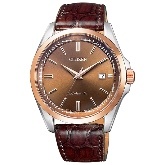 NB1045-16W Citizen Automatic de caballero pulsera de piel genuino