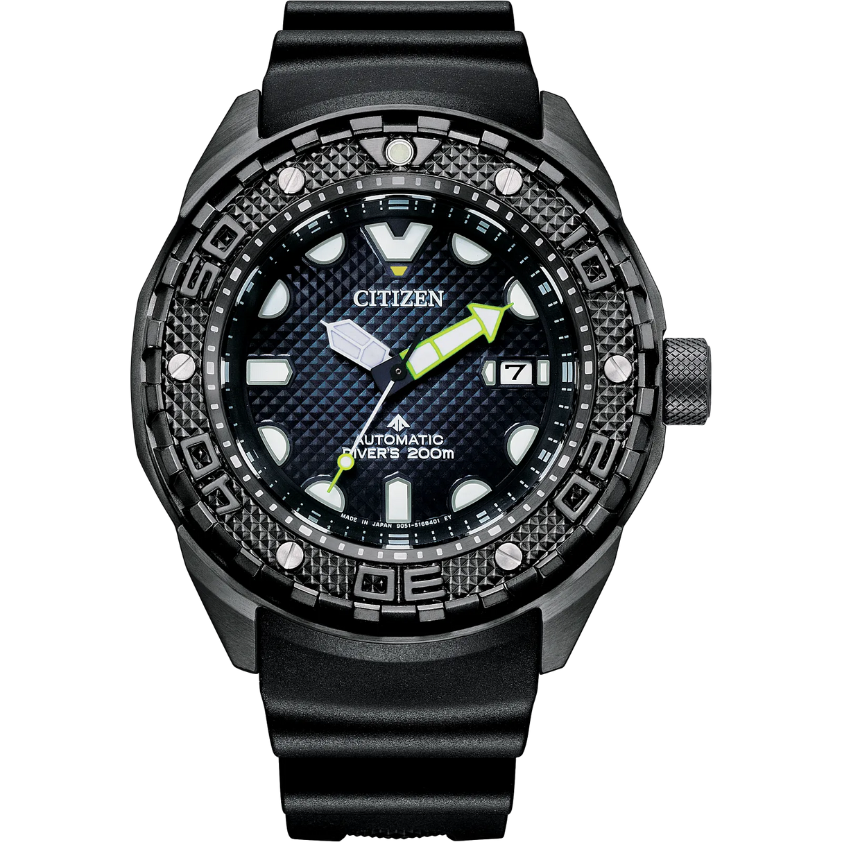 NB6005-05L Reloj Citizen Promaster de hombre pulsera de caucho 46 mm