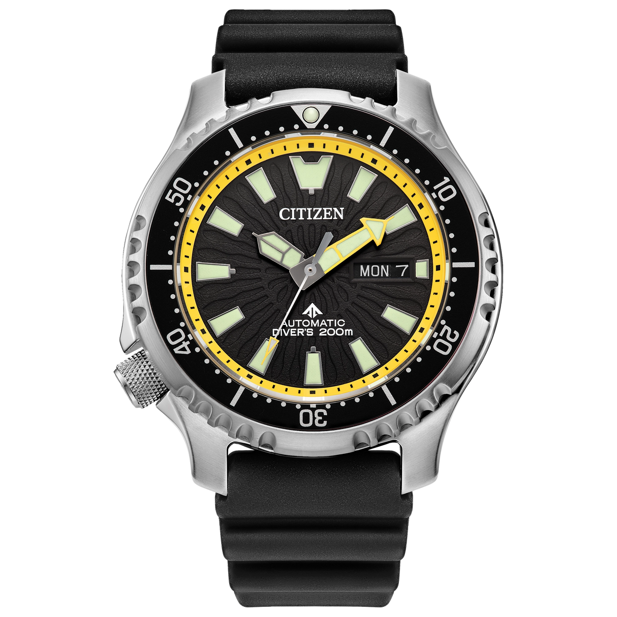 NY0130-08E Reloj Citizen Automático para hombre pulsera de caucho